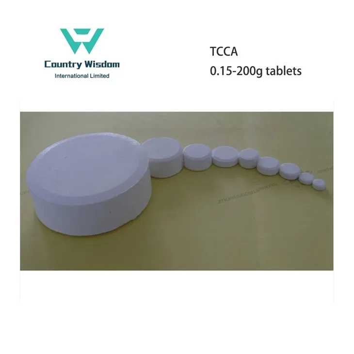 Trichloroisocyanuric Acid Chlorine 0.15-200g Tablets TCCA